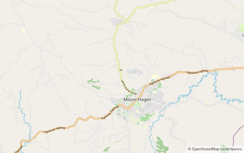 mount hagen district location map