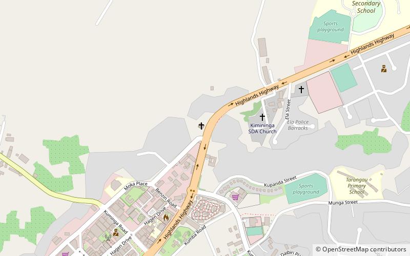 archidiocese de mount hagen location map