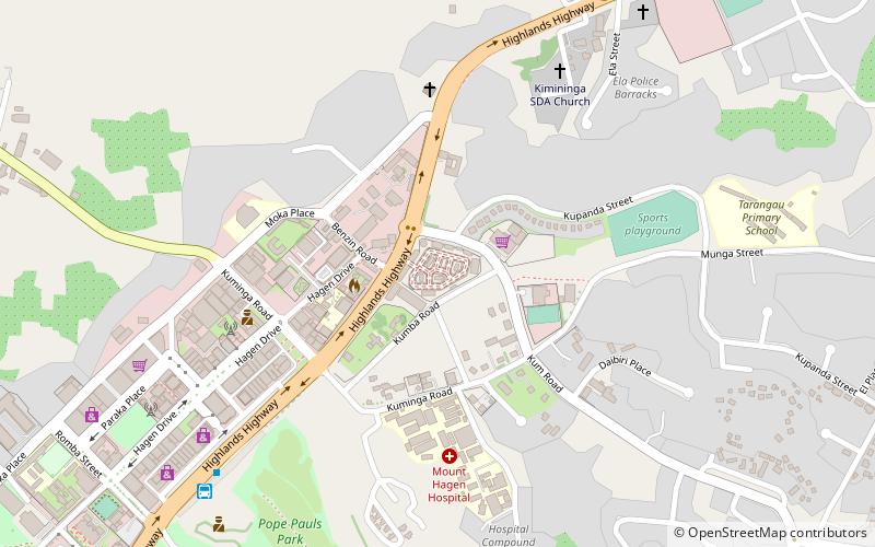 mount hagen marketplace location map