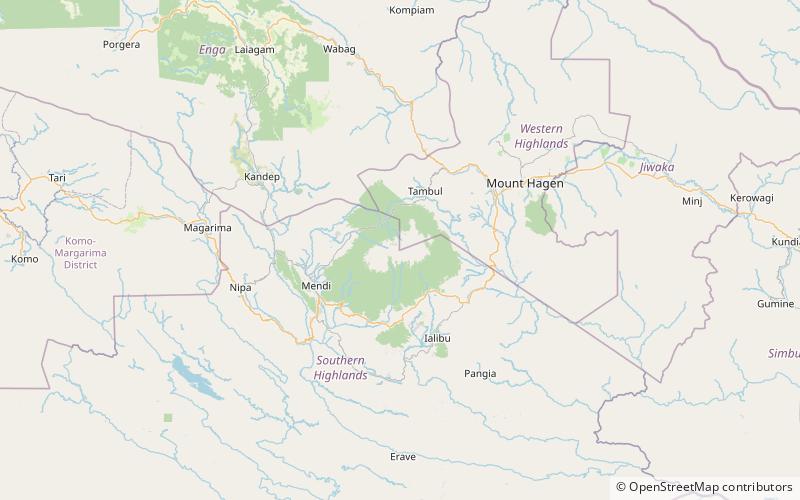 Mount Giluwe location map