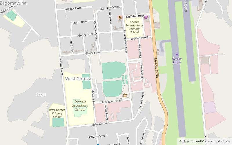 Bistum Goroka location map