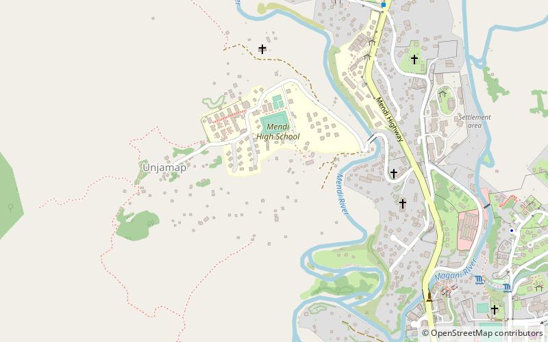 mendi munihu district location map