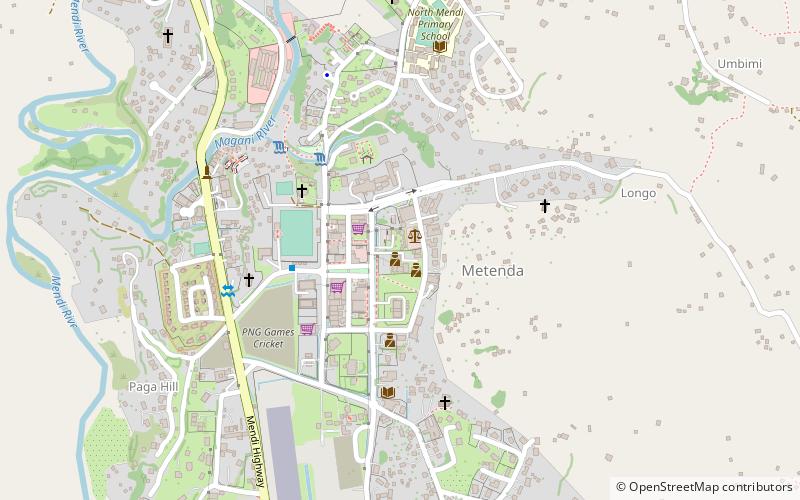 mendi urban llg location map