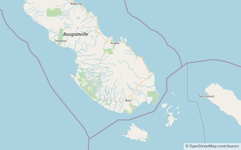 loloru wyspa bougainvillea location map