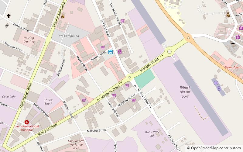 lae maggi main market location map