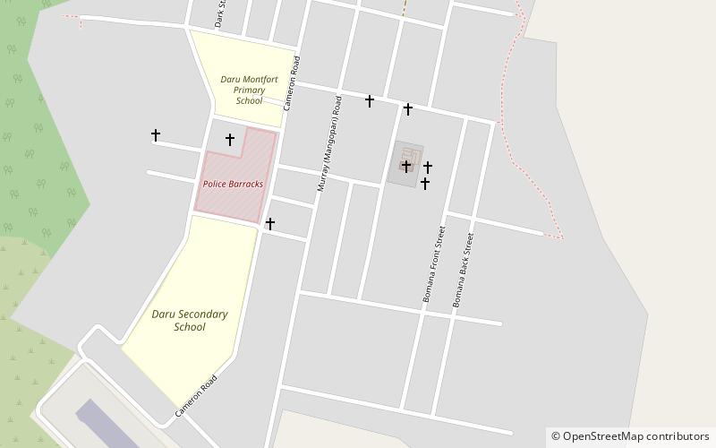 Daru location map