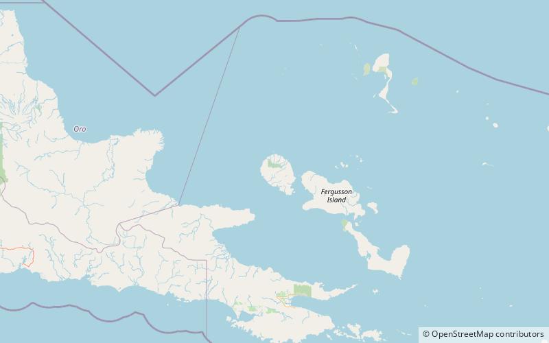 mount vineuo goodenough island location map