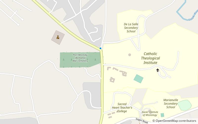 Bomana War Cemetery location map