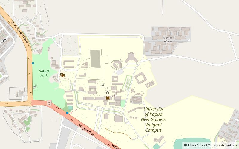 Universidad de Papúa Nueva Guinea location map