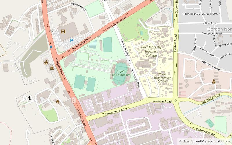 Estadio Sir John Guise location map