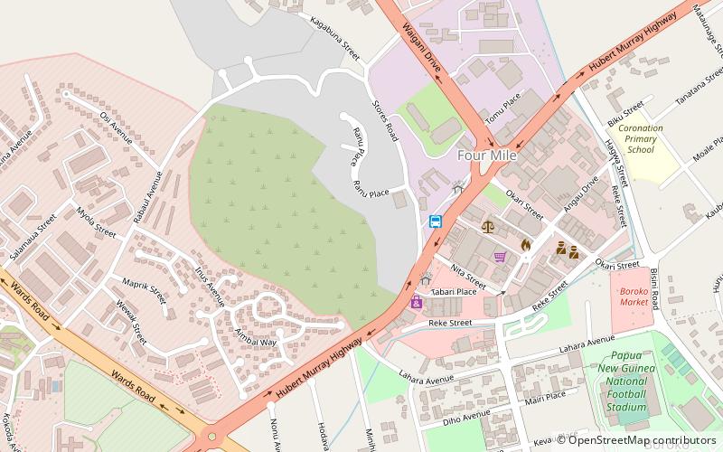 pmrl stadium port moresby location map