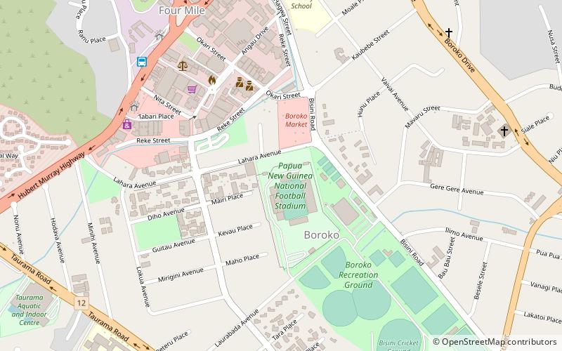 estadio nacional de futbol puerto moresby location map