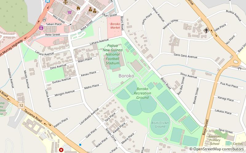 Boroko location map