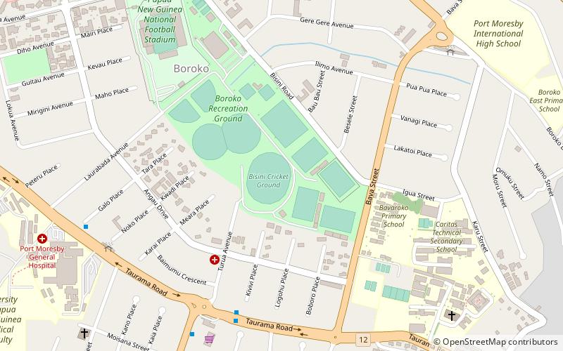 amini park port moresby location map