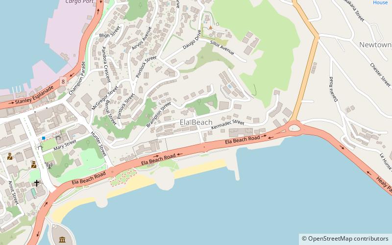 Ela Beach location map