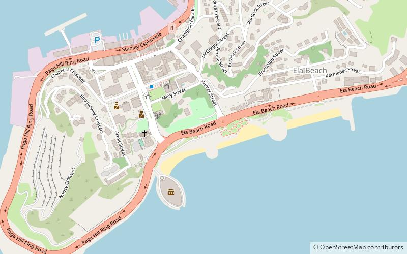 ela beach craft market port moresby location map