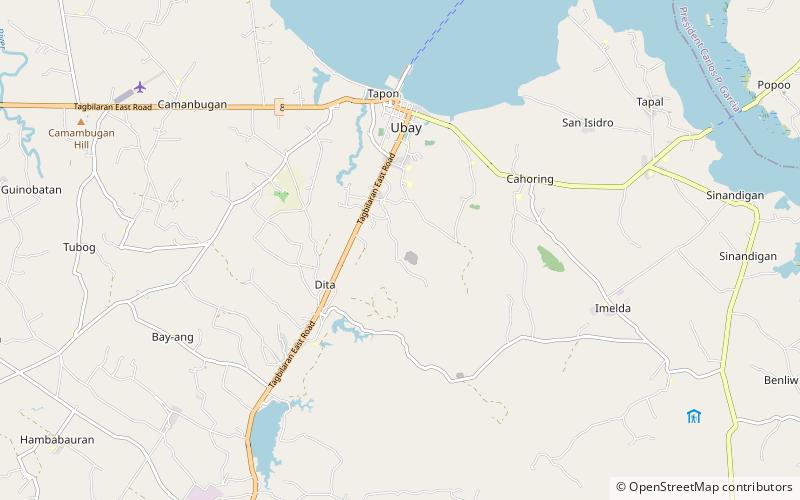 calanggaman ubay location map
