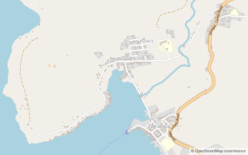 basilisa dinagat location map