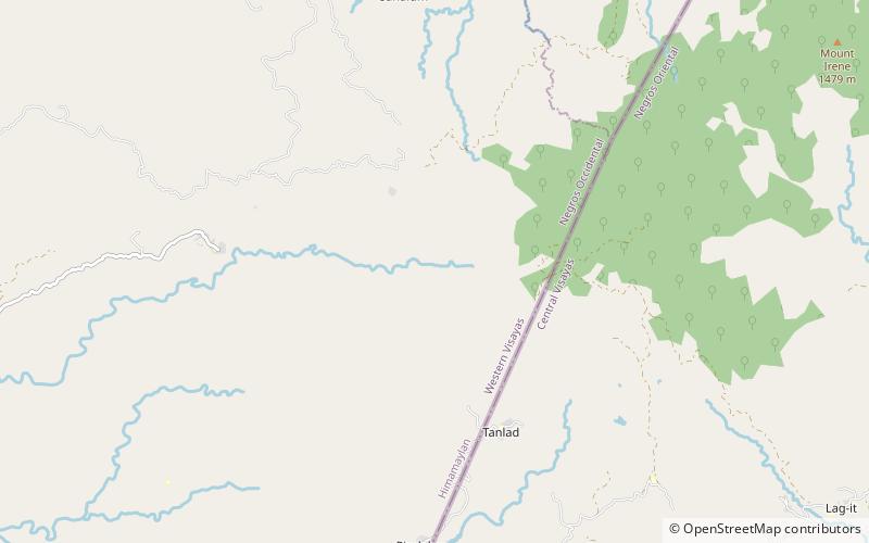 Negros location map