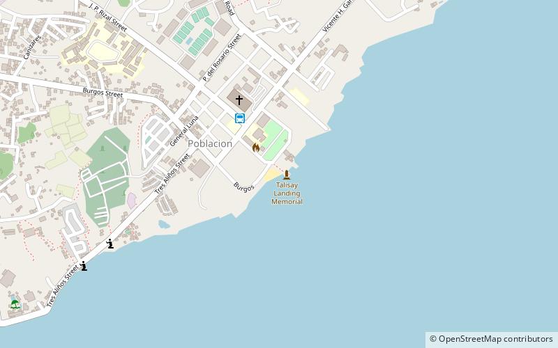 public beach resort cebu location map