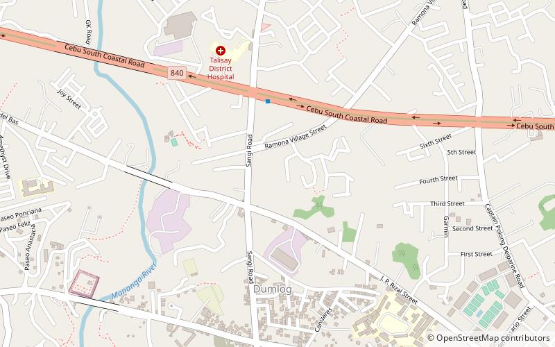 Talísay location map