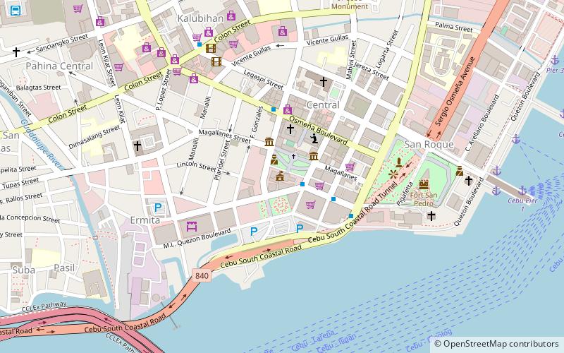 Cebu City Hall location map