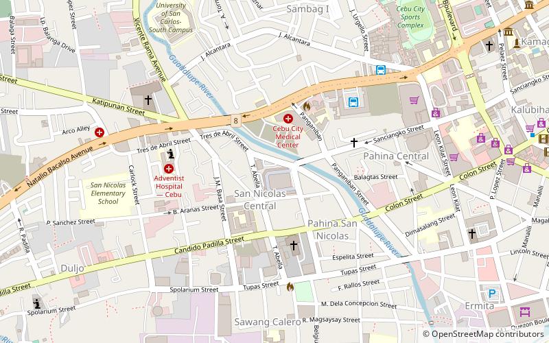 tabo an public market cebu city location map