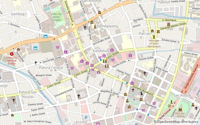 Colon Street location map