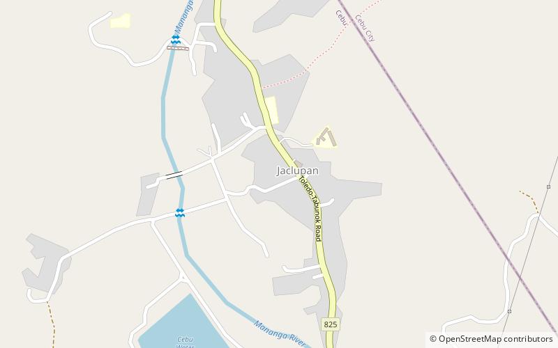 jaclupan cebu location map