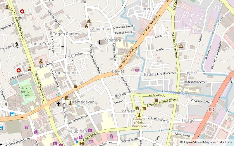 brgy day as hall cebu city location map