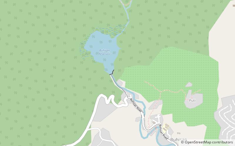 Buhisan Dam location map