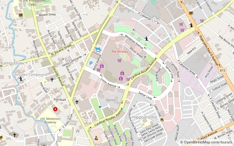 Ayala Center Cebu location map