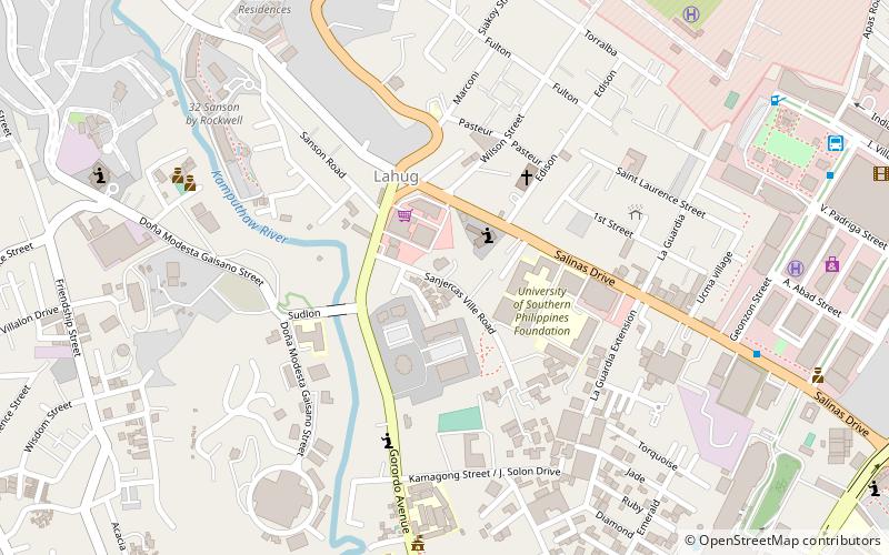 cebu city philippines temple location map