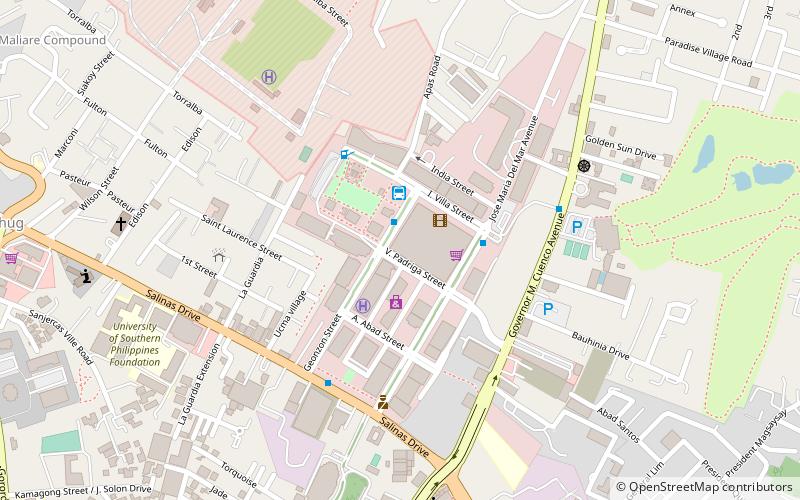 ayala malls central bloc cebu location map