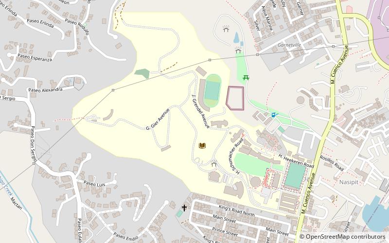 University of San Carlos Stadium location map