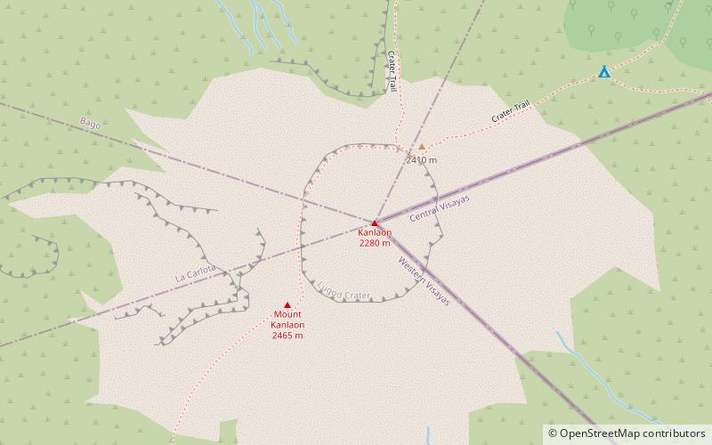 Kanlaon location map