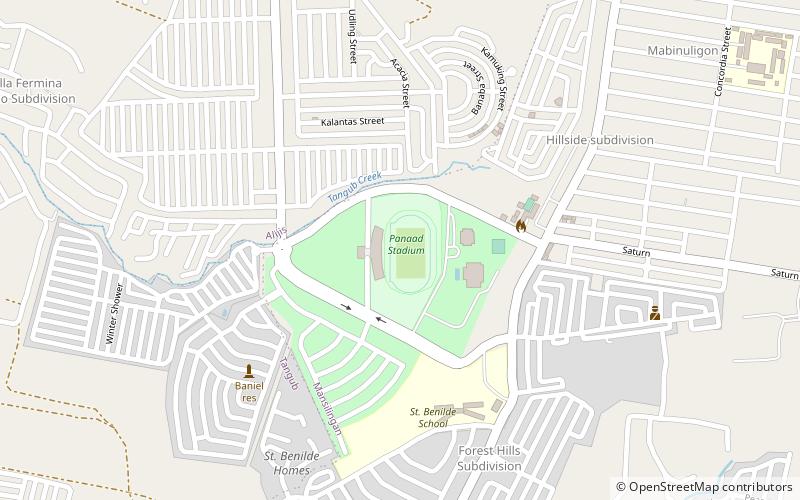 bacolod arts youth sports center location map