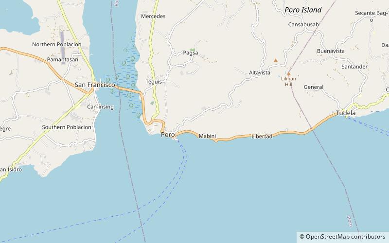 Poro location map