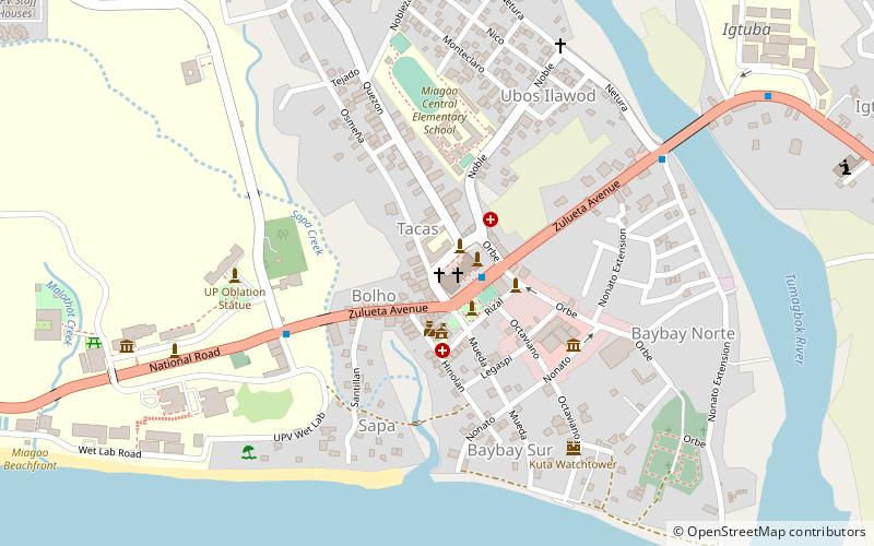 Santo Tomas de Villanueva location map