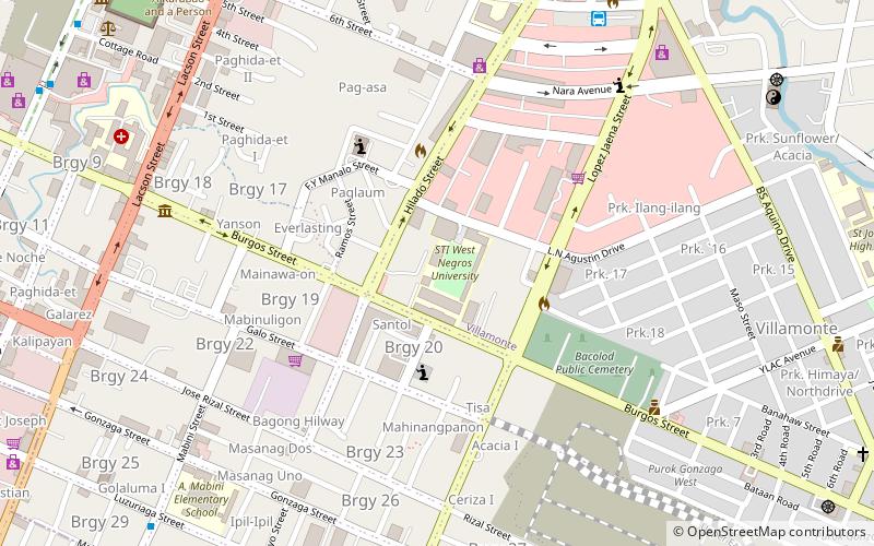 STI West Negros University location map