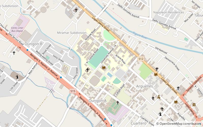 Central Philippine University - College of Computer Studies location map