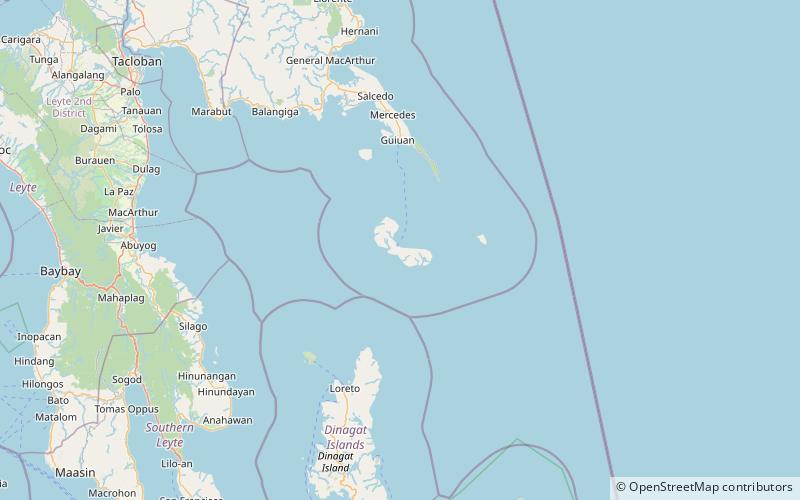 Homonhon location map