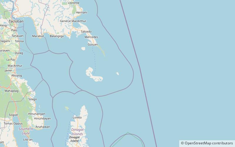 Suluan location map