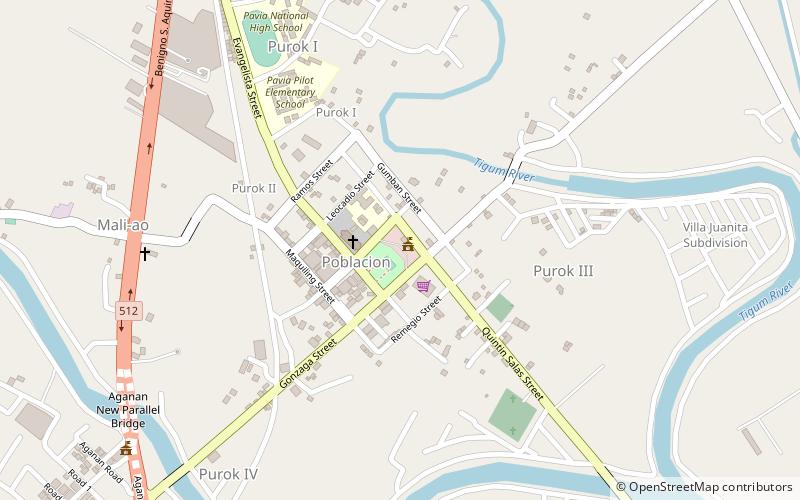 Pavia location map