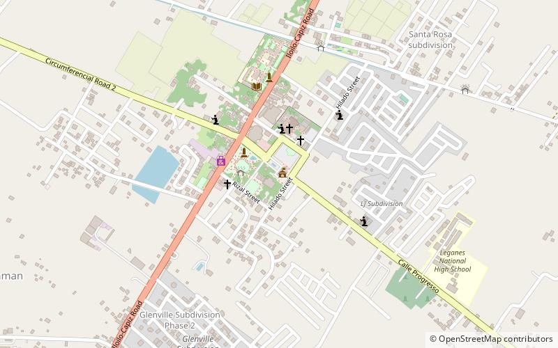 Leganes Town Plaza location map