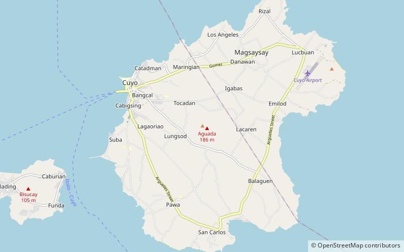 Cuyo Islands location map