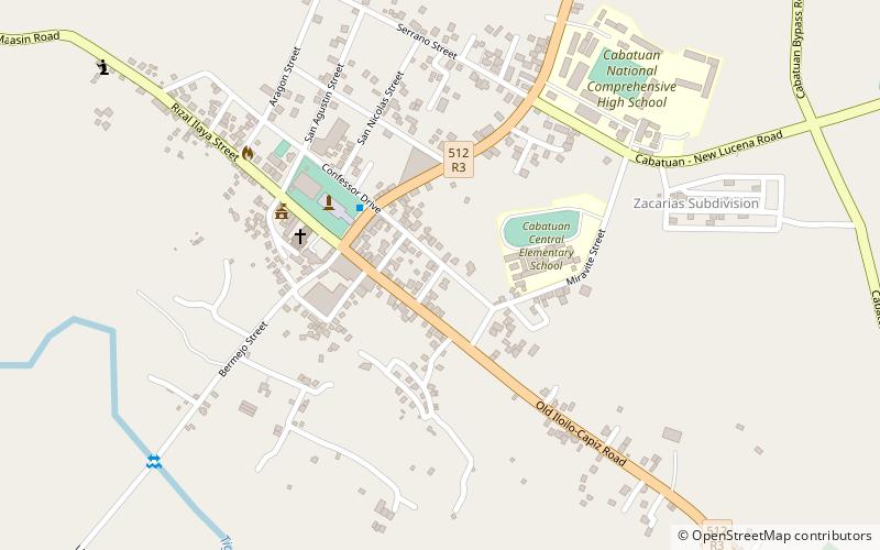Cabatuan location map