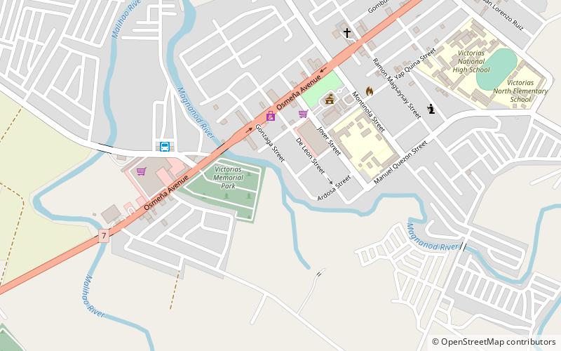 Victorias location map