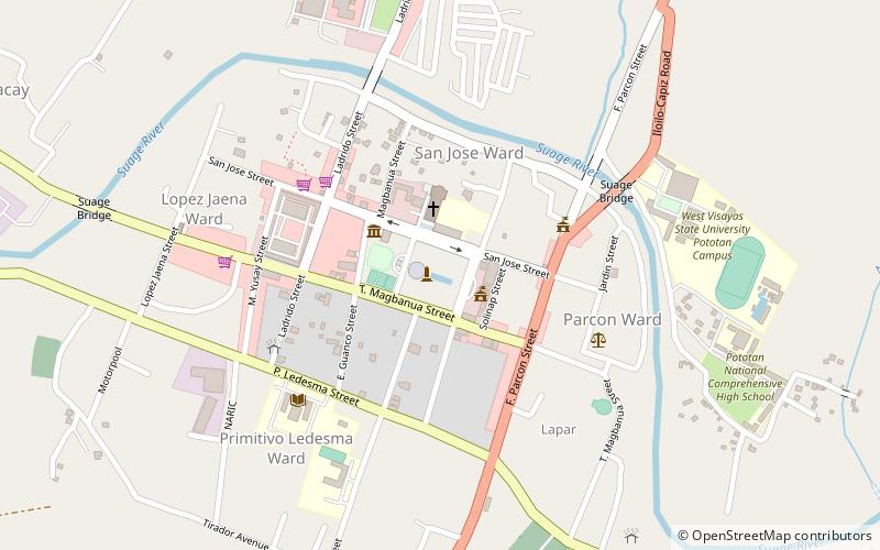 Pototan location map