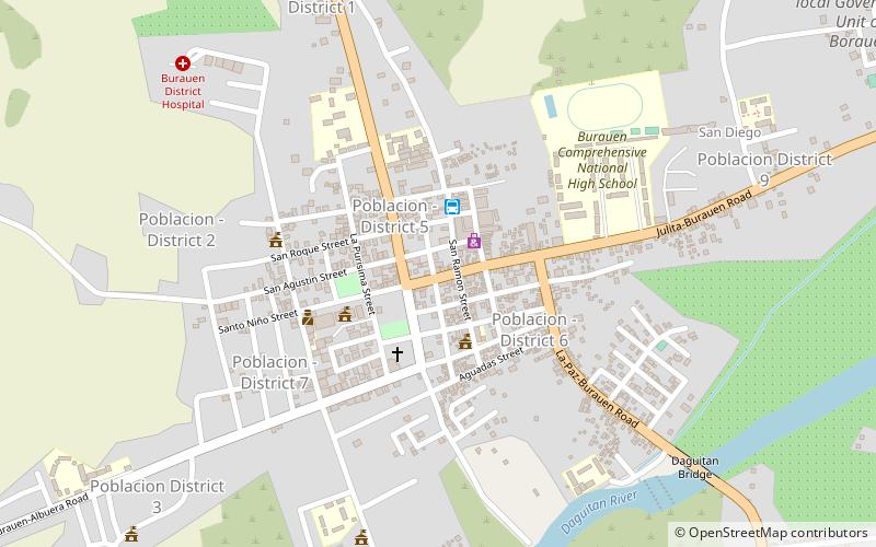 Burauen location map